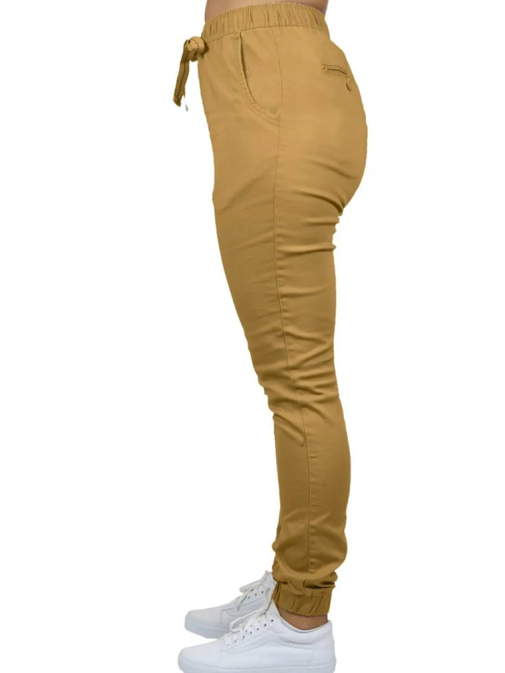 Galaxy By Harvic Loose Fit Stretch Twill Women's Joggers