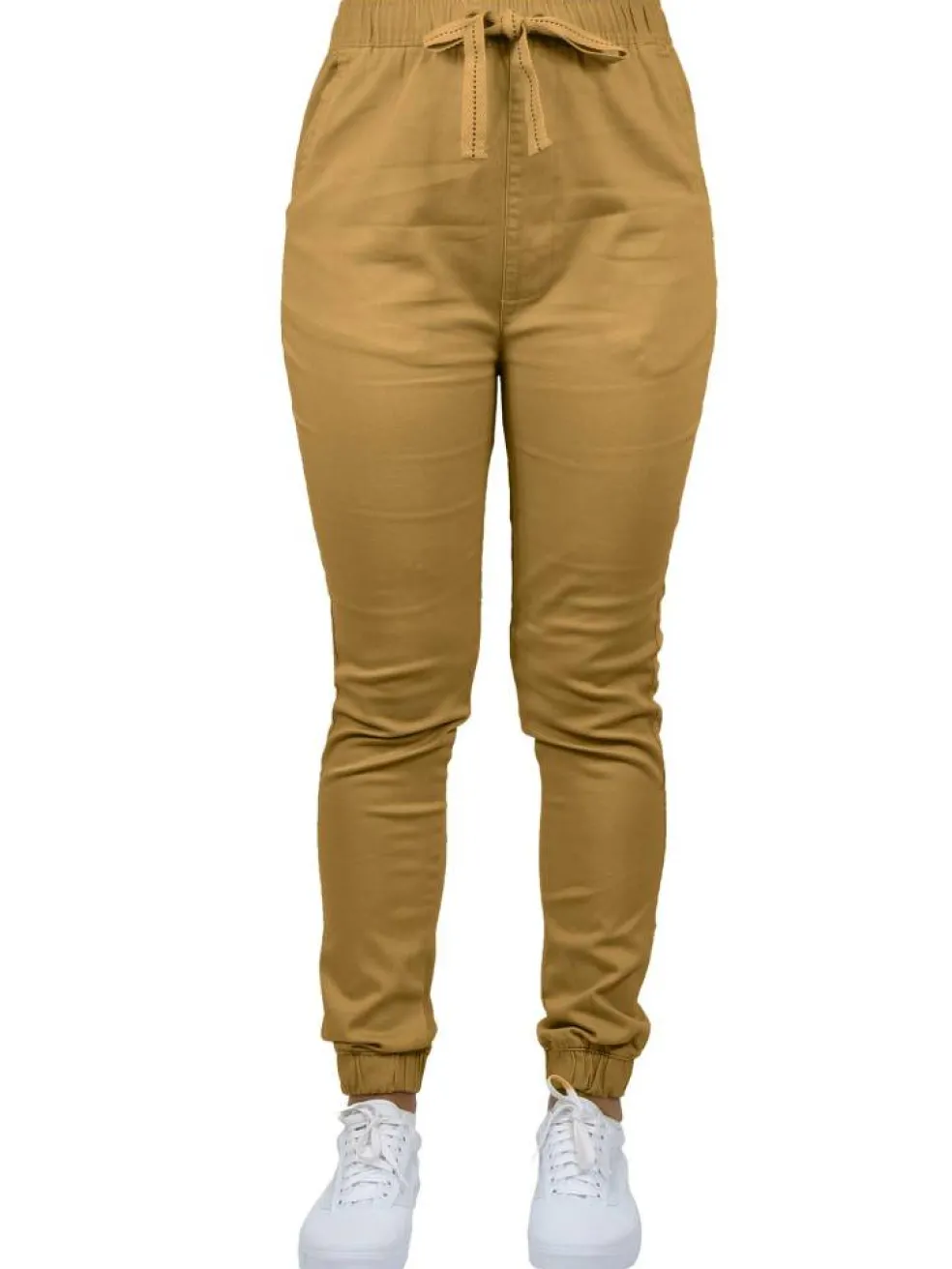 Galaxy By Harvic Loose Fit Stretch Twill Women's Joggers