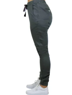 Galaxy By Harvic Loose Fit Stretch Twill Women's Joggers