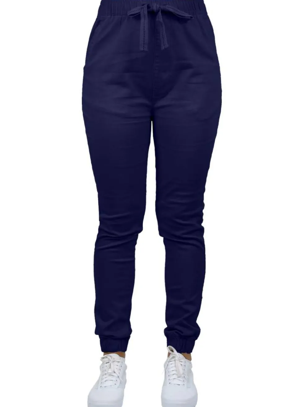 Galaxy By Harvic Loose Fit Stretch Twill Women's Joggers