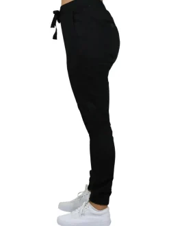 Galaxy By Harvic Loose Fit Stretch Twill Women's Joggers