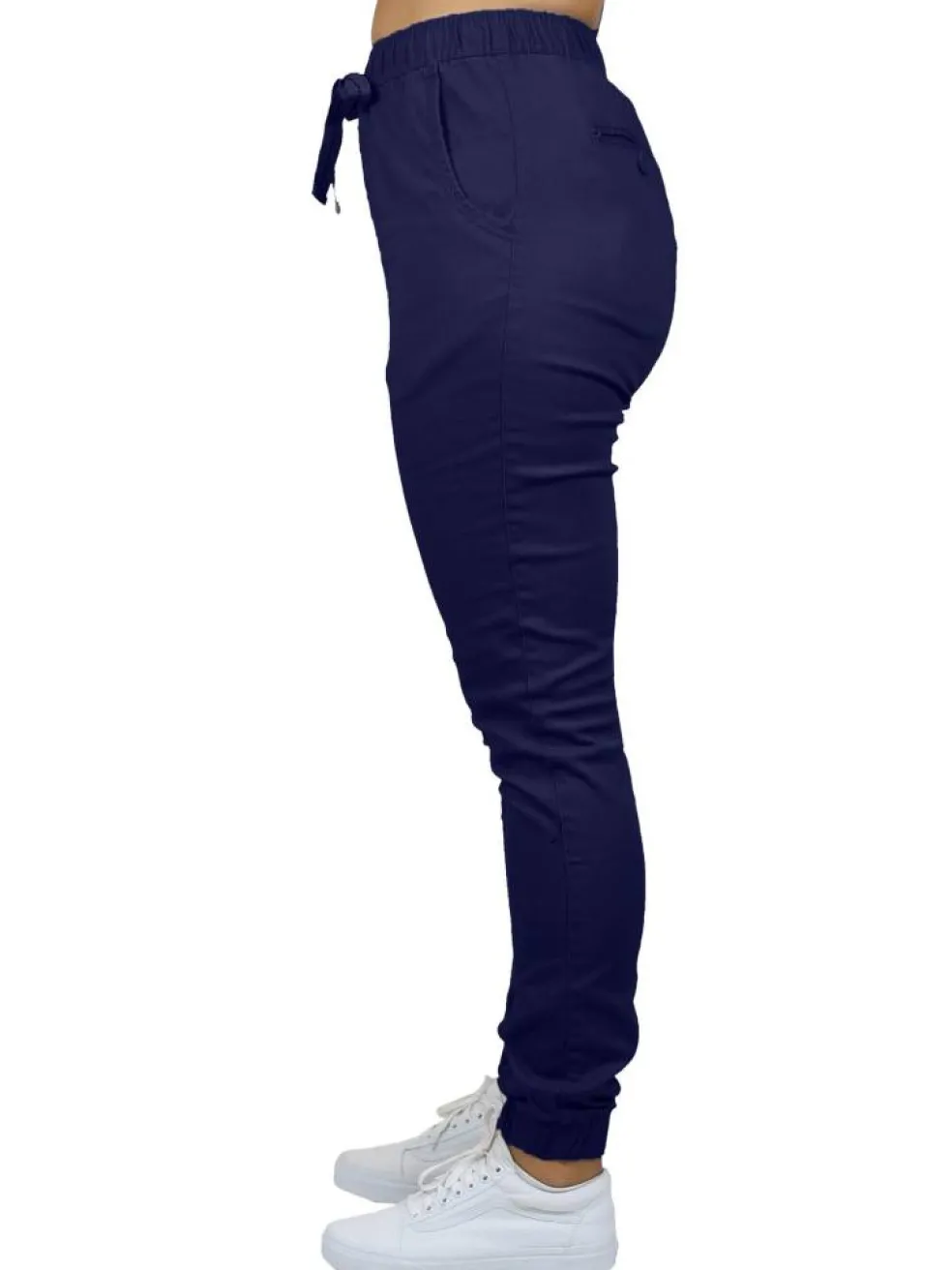 Galaxy By Harvic Loose Fit Stretch Twill Women's Joggers