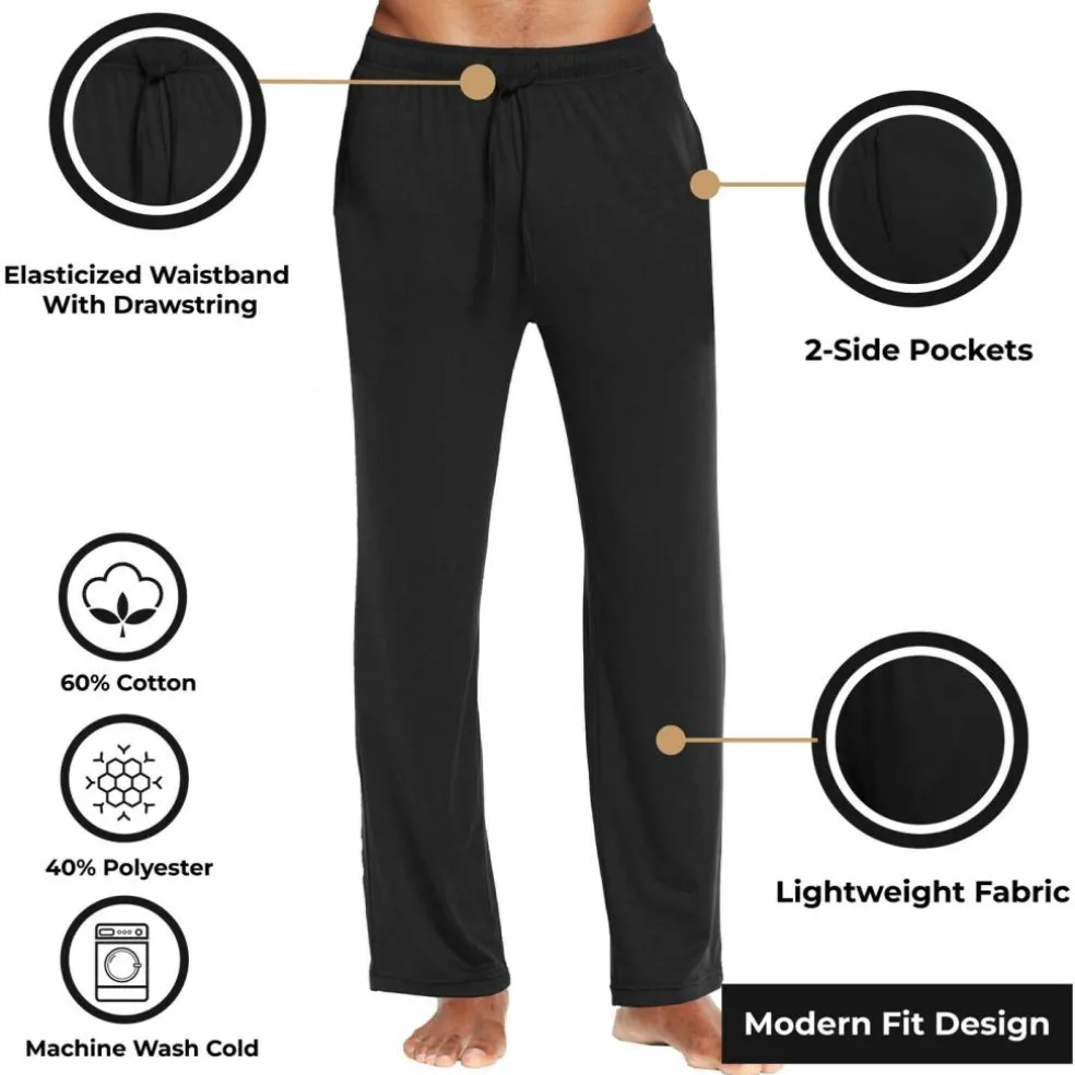 Galaxy by Harvic Men Classic Lounge Pants (Sizes, S-3XL)