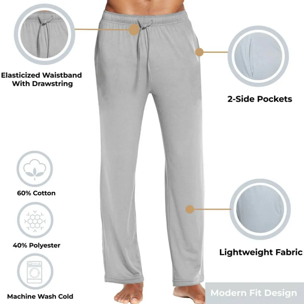 Galaxy by Harvic Men Classic Lounge Pants (Sizes, S-3XL)