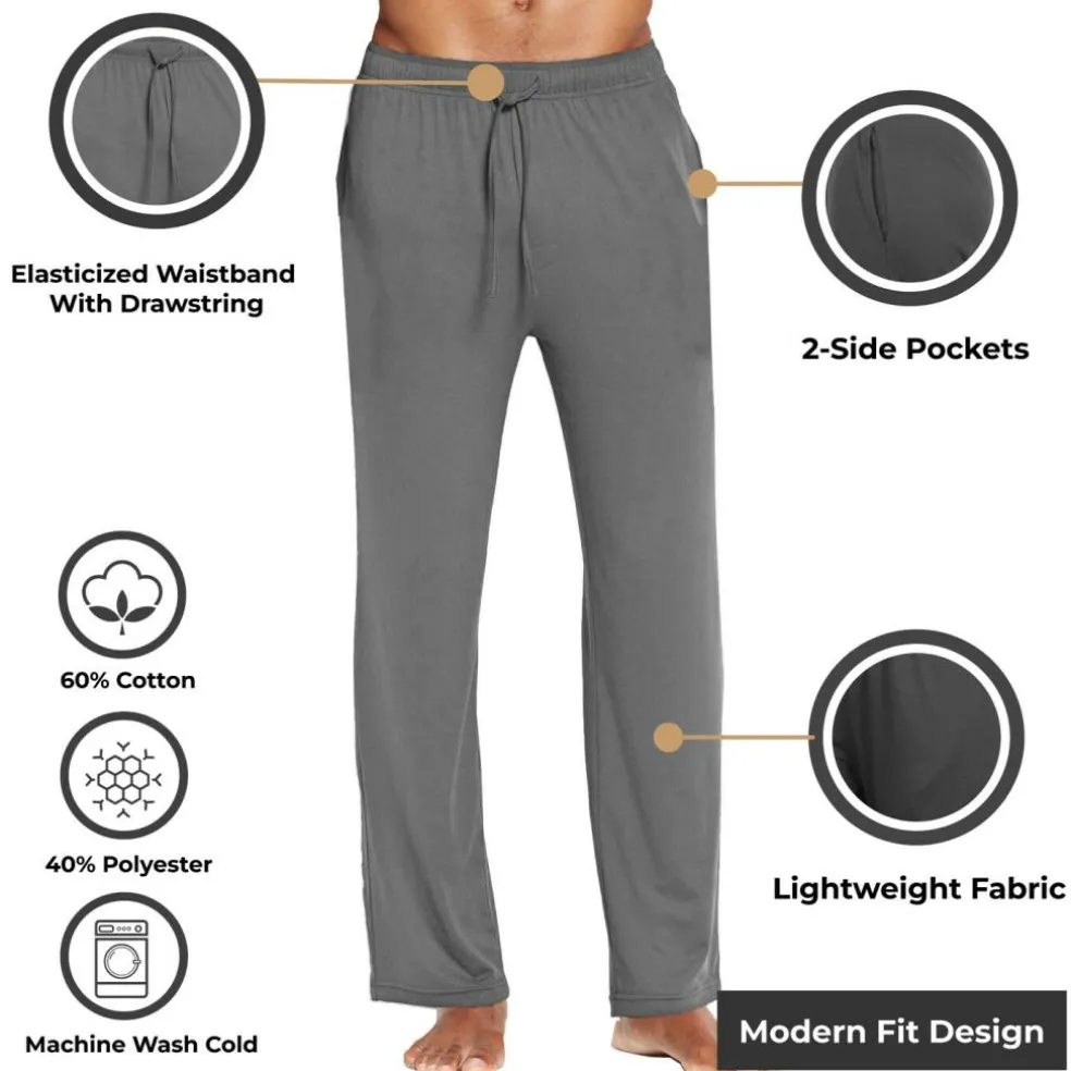 Galaxy by Harvic Men Classic Lounge Pants (Sizes, S-3XL)