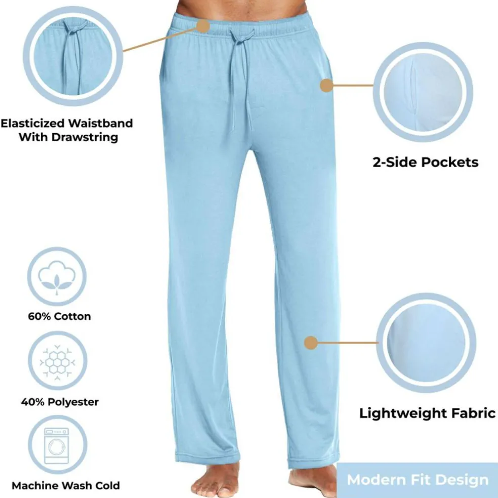 Galaxy by Harvic Men Classic Lounge Pants (Sizes, S-3XL)