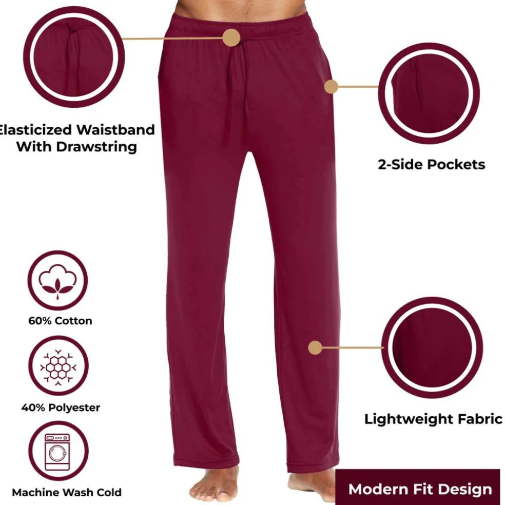 Galaxy by Harvic Men Classic Lounge Pants (Sizes, S-3XL)