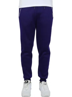 Galaxy by Harvic Men's Fleece-Lined Jogger Sweatpants With Zipper Pockets