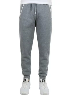 Galaxy by Harvic Men's Fleece-Lined Jogger Sweatpants With Zipper Pockets