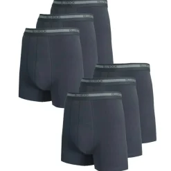 Galaxy by Harvic Men's Stretch Cotton Boxer Briefs 6 Pack