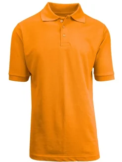 Galaxy by Harvic Short Sleeve Men's Pique Polo Shirt