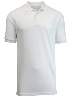 Galaxy by Harvic Short Sleeve Men's Pique Polo Shirt