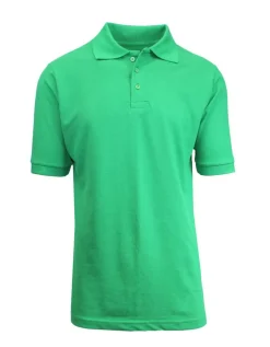 Galaxy by Harvic Short Sleeve Men's Pique Polo Shirt