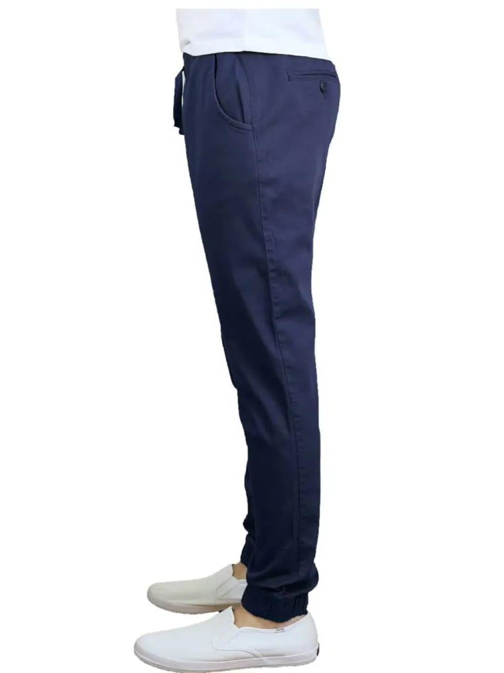 Galaxy By Harvic Slim Fit Basic Stretch Twill Men's Joggers