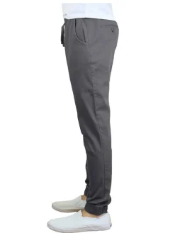 Galaxy By Harvic Slim Fit Basic Stretch Twill Men's Joggers