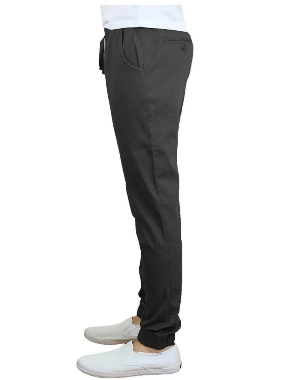 Galaxy By Harvic Slim Fit Basic Stretch Twill Men's Joggers
