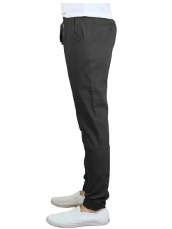 Galaxy By Harvic Slim Fit Basic Stretch Twill Men's Joggers