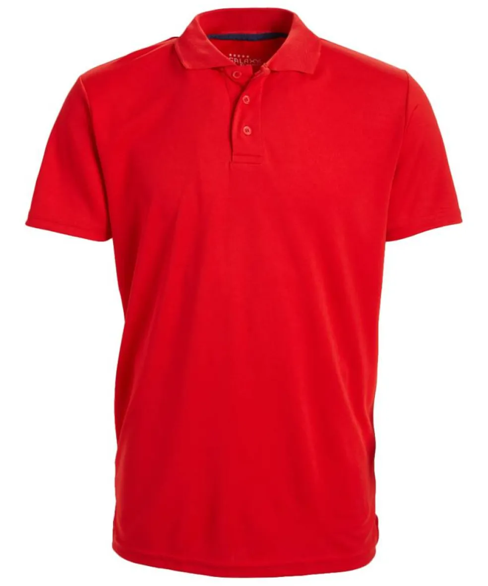 Galaxy by Harvic Tagless Dry-Fit Moisture-Wicking Men's Polo Shirt