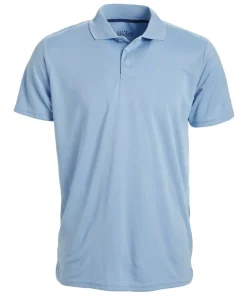 Galaxy by Harvic Tagless Dry-Fit Moisture-Wicking Men's Polo Shirt