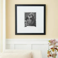 Gallery Black Square Wall Frame with Double Mat by Studio Décor®