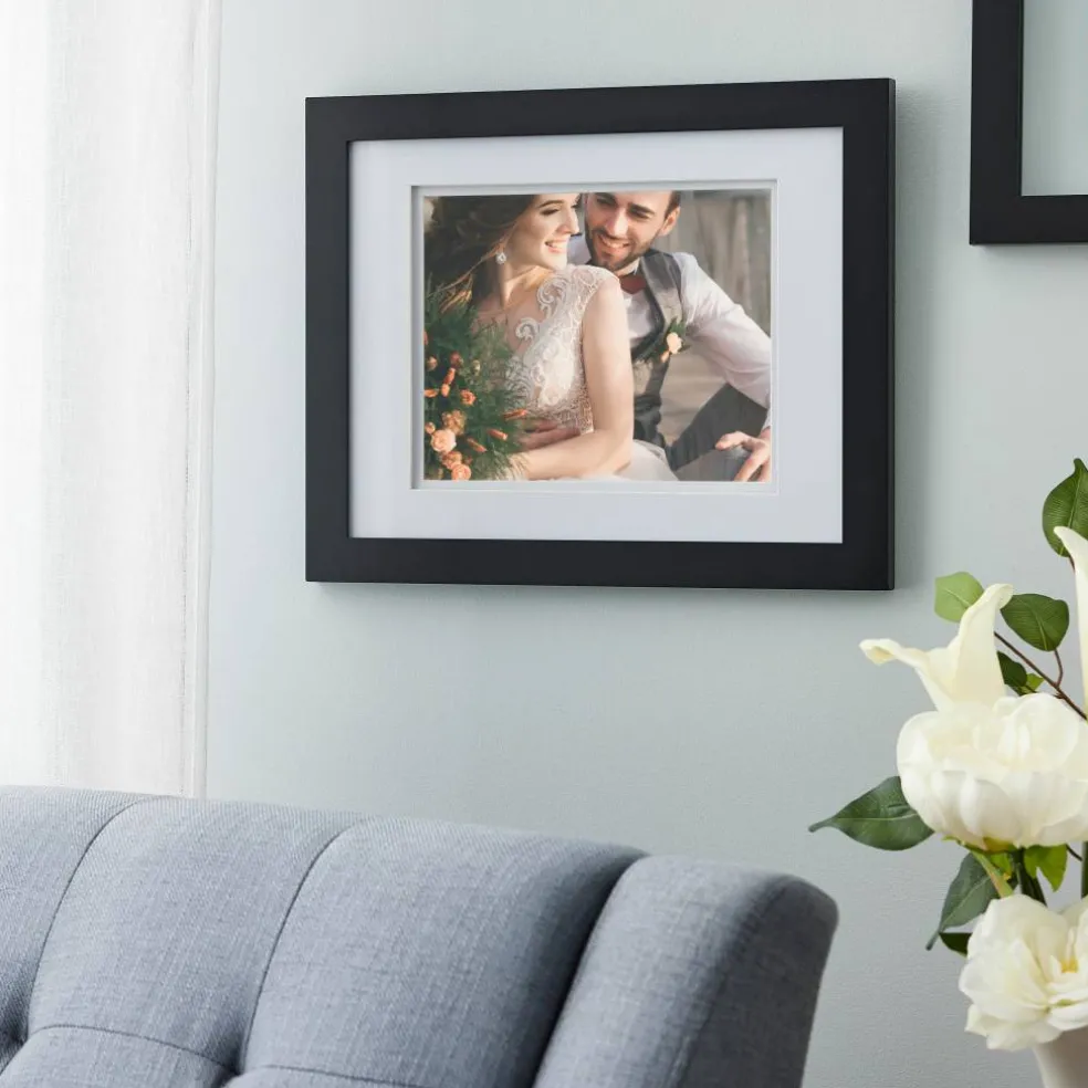 Gallery Black Wall Frame with Double Mat by Studio Décor®