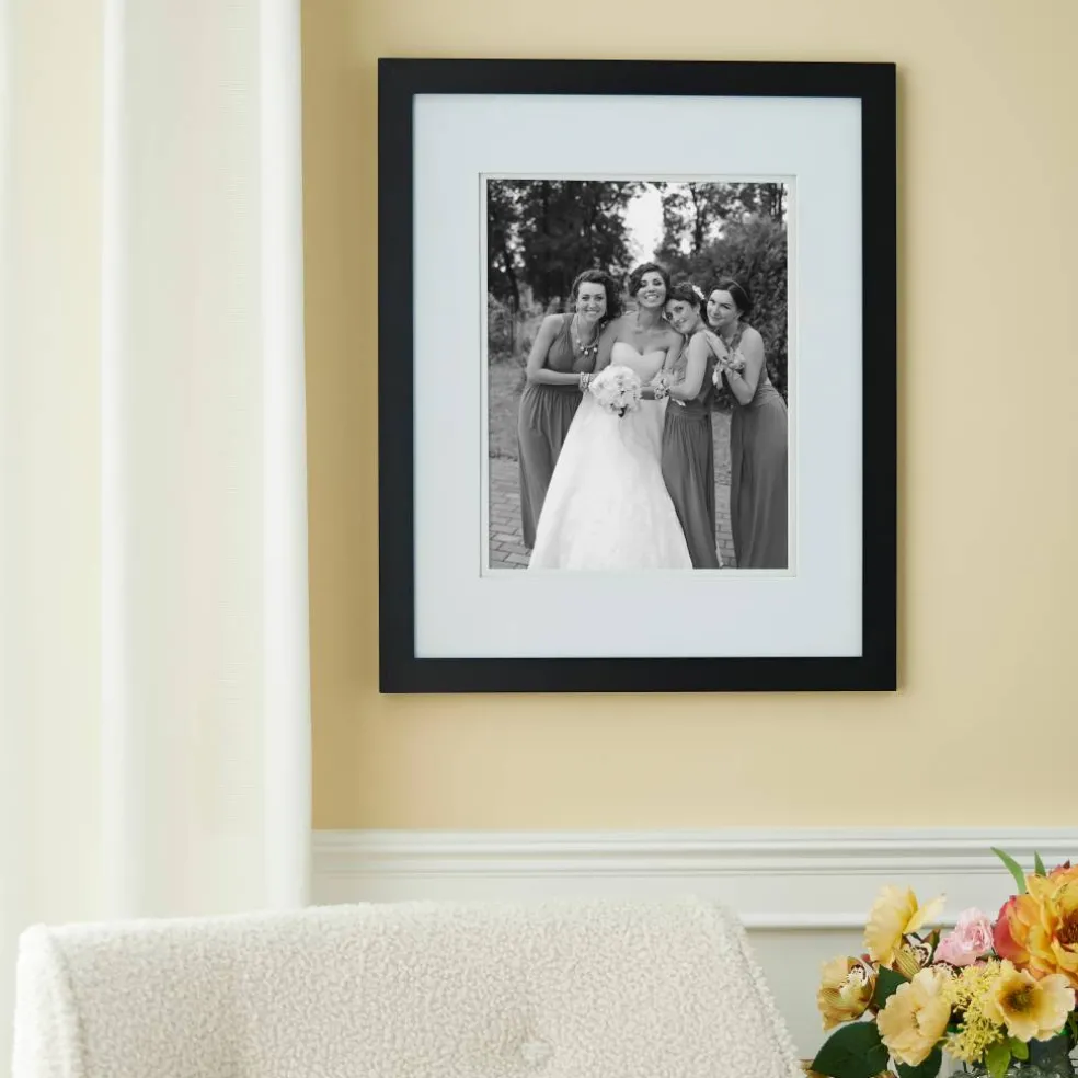 Gallery Black Wall Frame with Double Mat by Studio Décor®