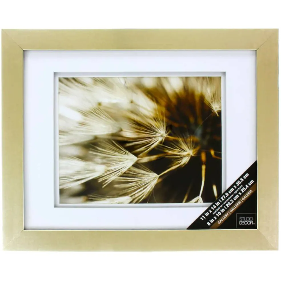 Gallery Champagne Wall Frame with Double Mat by Studio Décor®