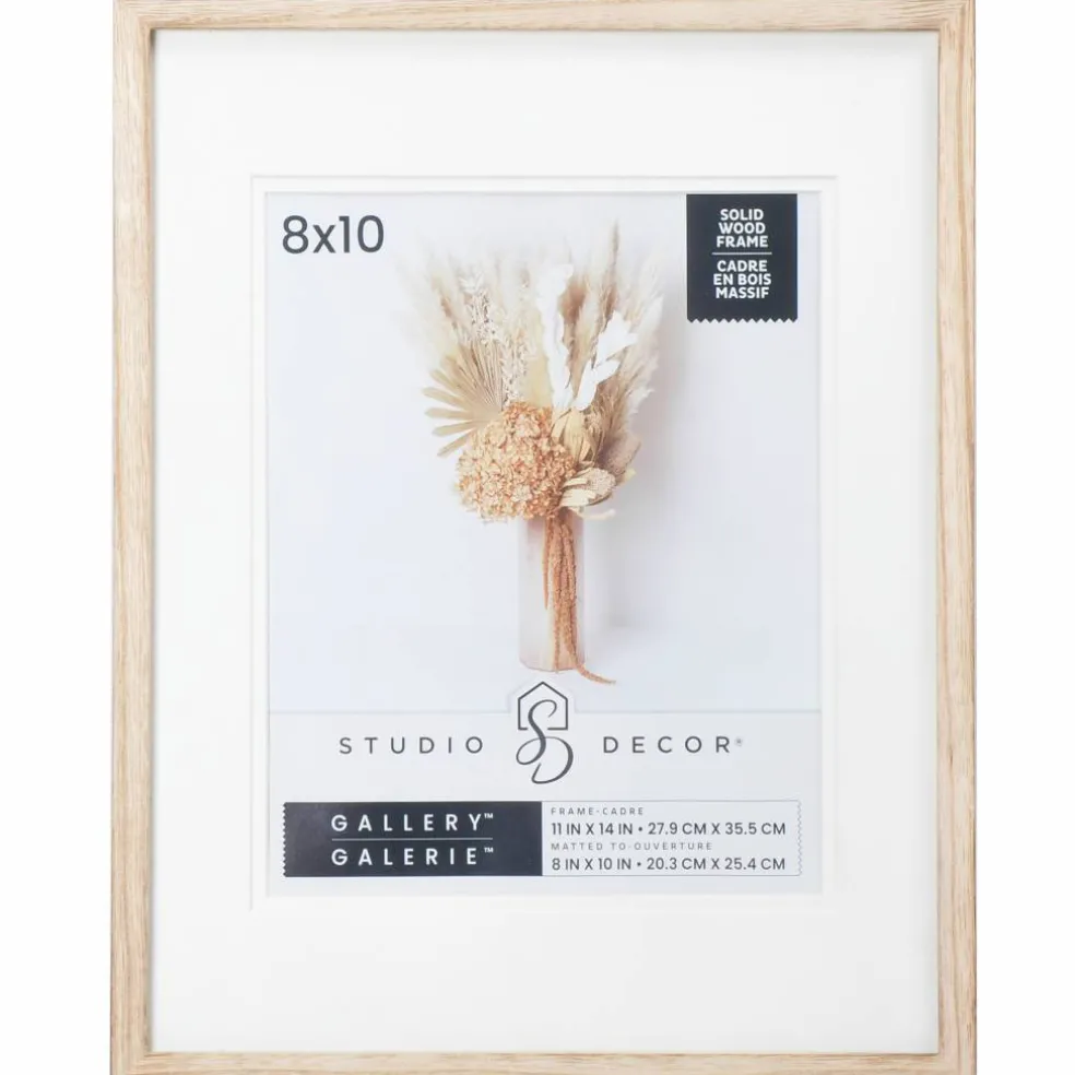 Gallery Natural Wood Frame with Mat by Studio Décor®