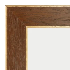 Gallery™ Walnut & Gold Trim Frame with Mat by Studio Décor®