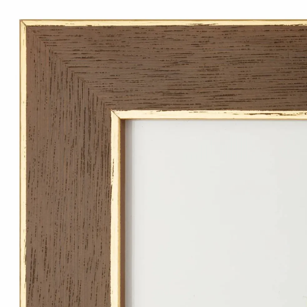 Gallery™ Walnut & Gold Trim Frame with Mat by Studio Décor®