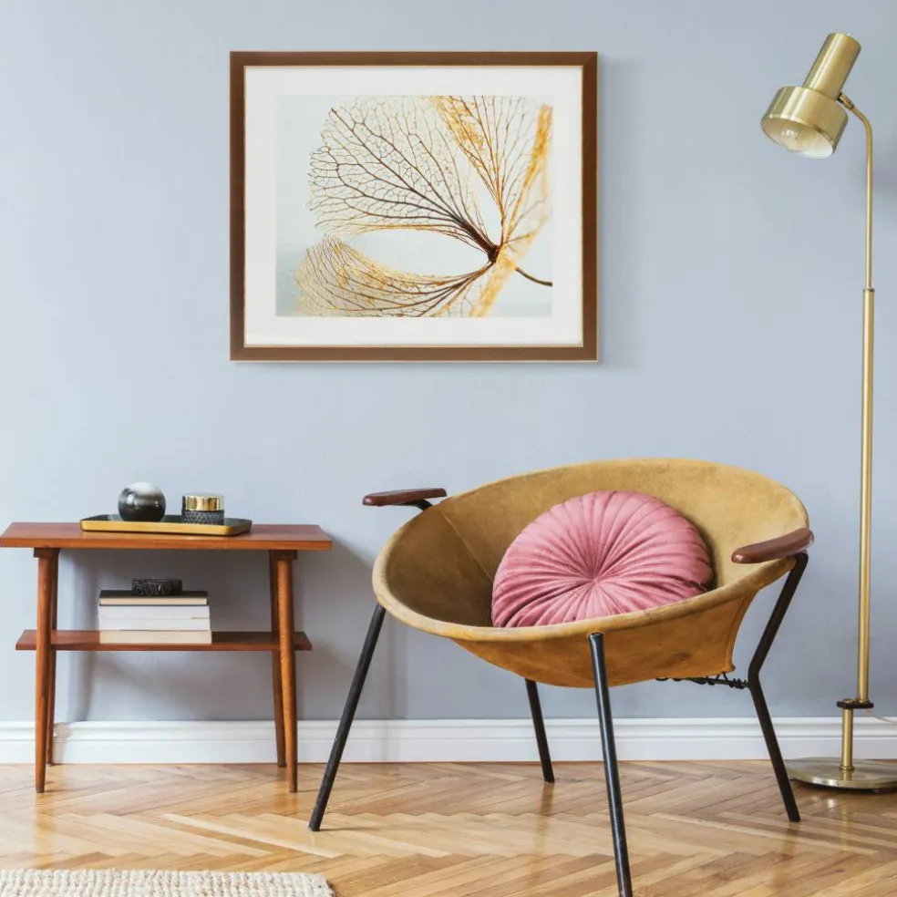 Gallery™ Walnut & Gold Trim Frame with Mat by Studio Décor®