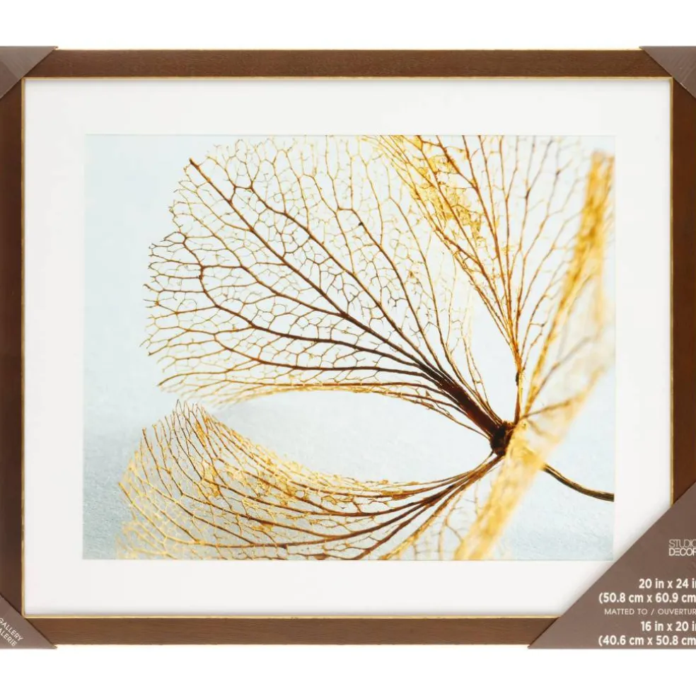 Gallery™ Walnut & Gold Trim Frame with Mat by Studio Décor®