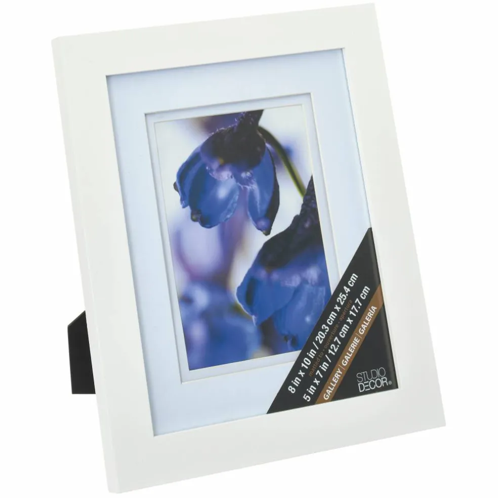 Gallery White Frame with Double Mat by Studio Décor®
