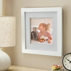 Gallery White Square Wall Frame with Double Mat by Studio Décor®
