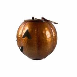 8.5" Galvanized Metal Pillar Candle Jack-o'-Lantern by Ashland®