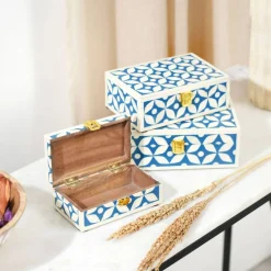 Gaynor Box – Handcrafted Bone & Resin Decorative Box