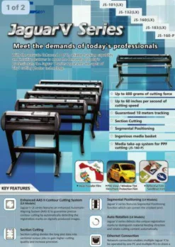 GCC Jaguar V LX Professional Elite 24 Inch Vinyl Cutter 24” WITHOUT BASE