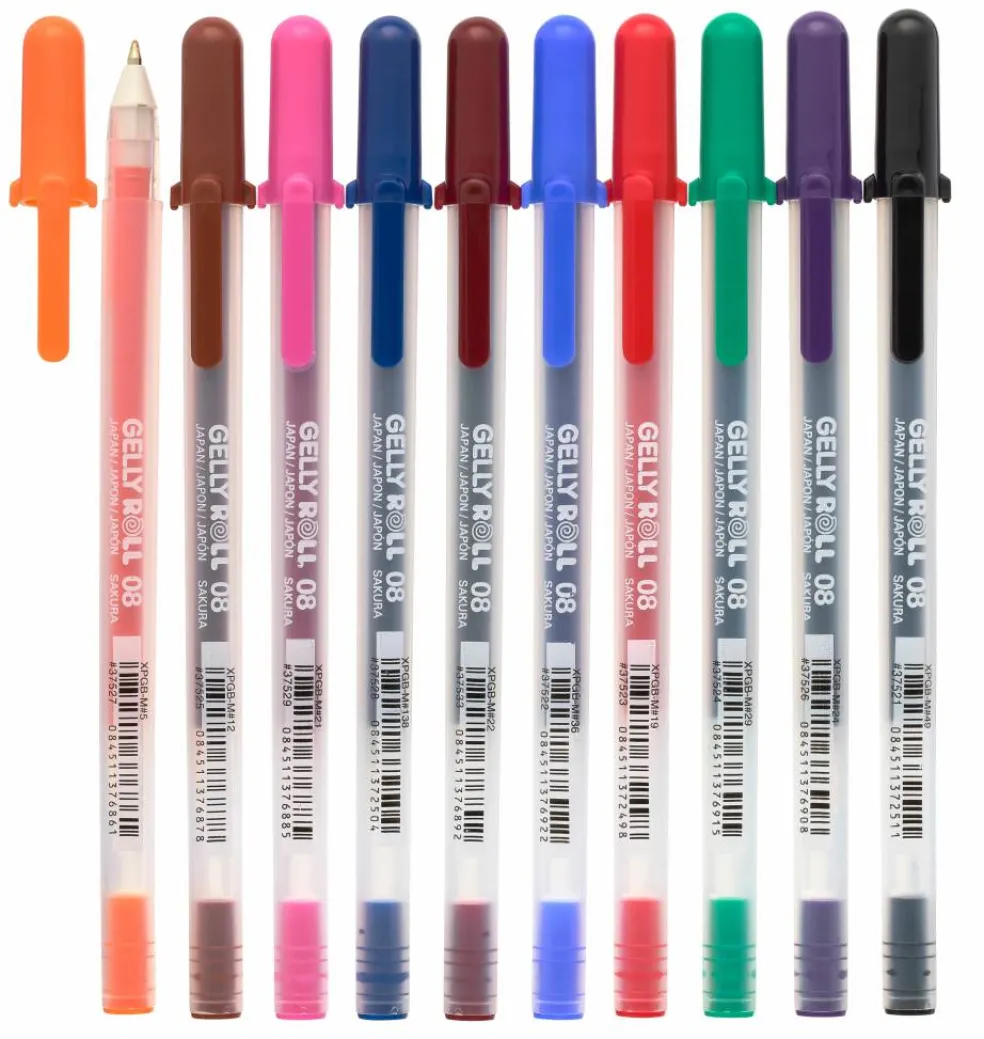 Gelly Roll® Classic™ 08 Medium Point Gel Pen 10 Color Set