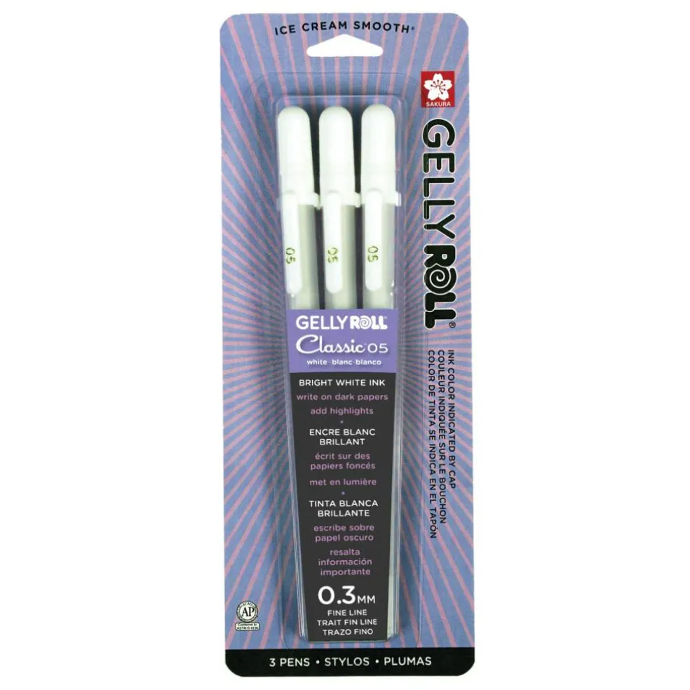 Gelly Roll® Classic™ White Gel Pen, 3ct.