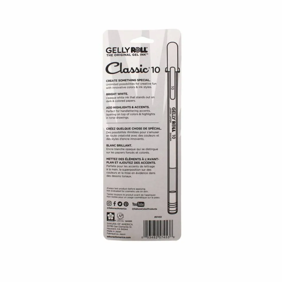 Gelly Roll® Classic™ White Gel Pen, 3ct.