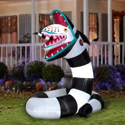 6' Gemmy Airblown Inflatable Halloween Beetlejuice Sandworm Yard Decoration 227862