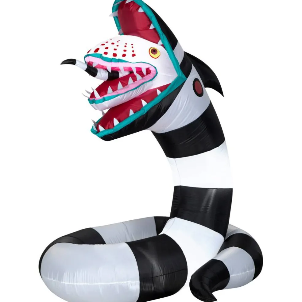 6' Gemmy Airblown Inflatable Halloween Beetlejuice Sandworm Yard Decoration 227862