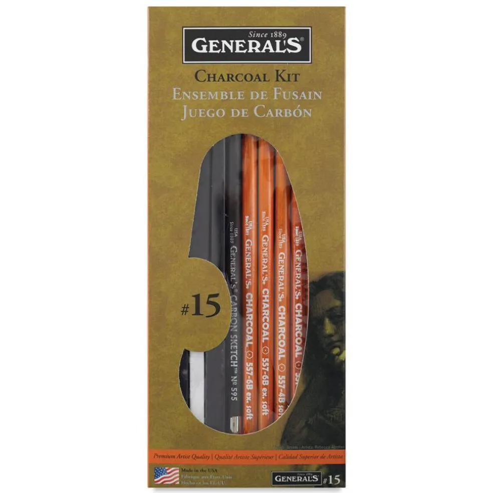General's Charcoal Pencil Drawing Kit No. 15