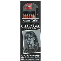 General's Charcoal Pencils - Set of 7