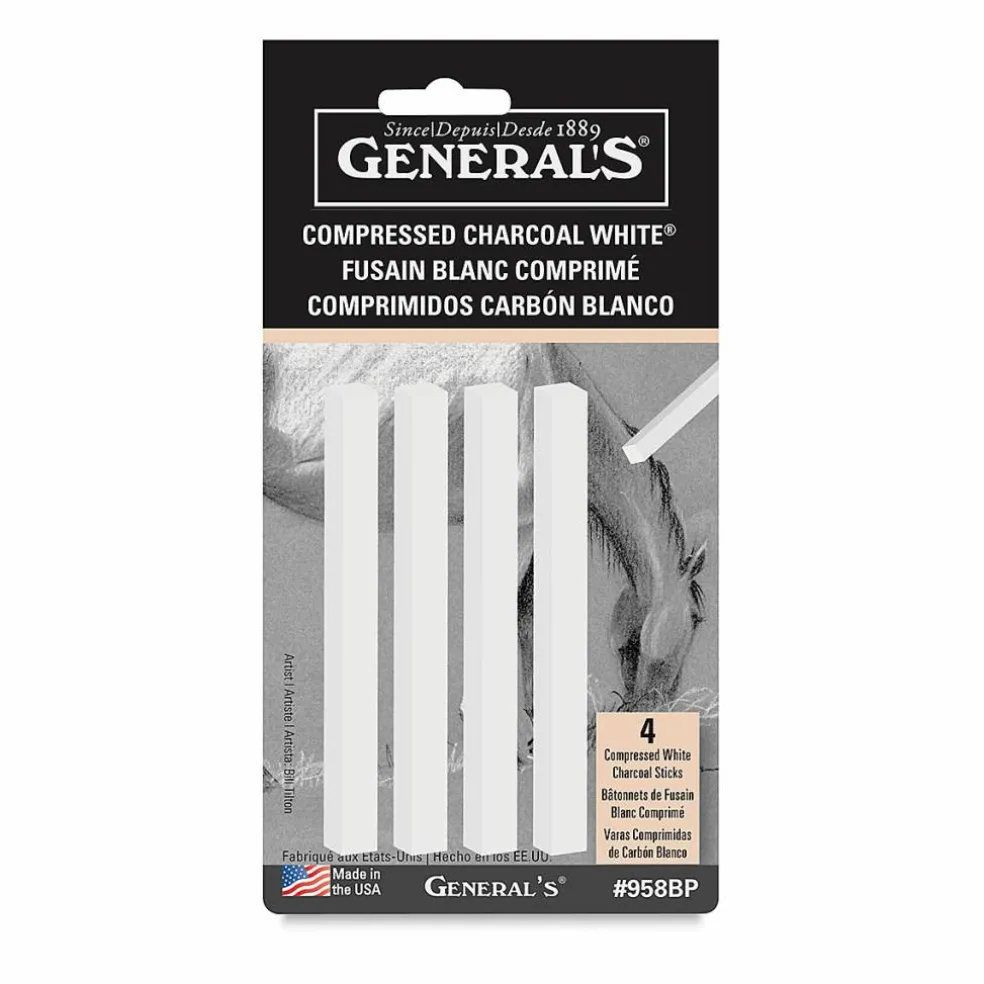 General's White Charcoal - Pack of 4