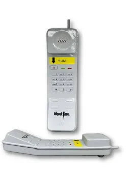 Ghost Face Phone with Sound Accessory Prop