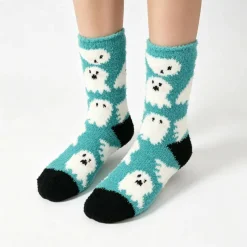 Ghost Fuzzy Socks by Creatology™