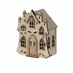 4" Ghostly Villa DIY LED Wood Décor by Make Market®