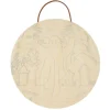 8" Ghost Paint-by-Number Plywood Surface Kit by Artist's Loft®