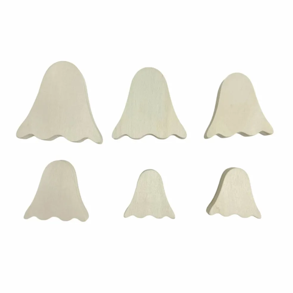 Ghosts DIY Wood Décor Shapes, 6ct. by Make Market®